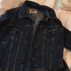 dark jean jacket